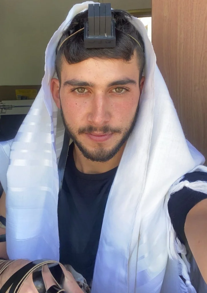 Portrait during prayer, honored on a Bring Them Light memorial page