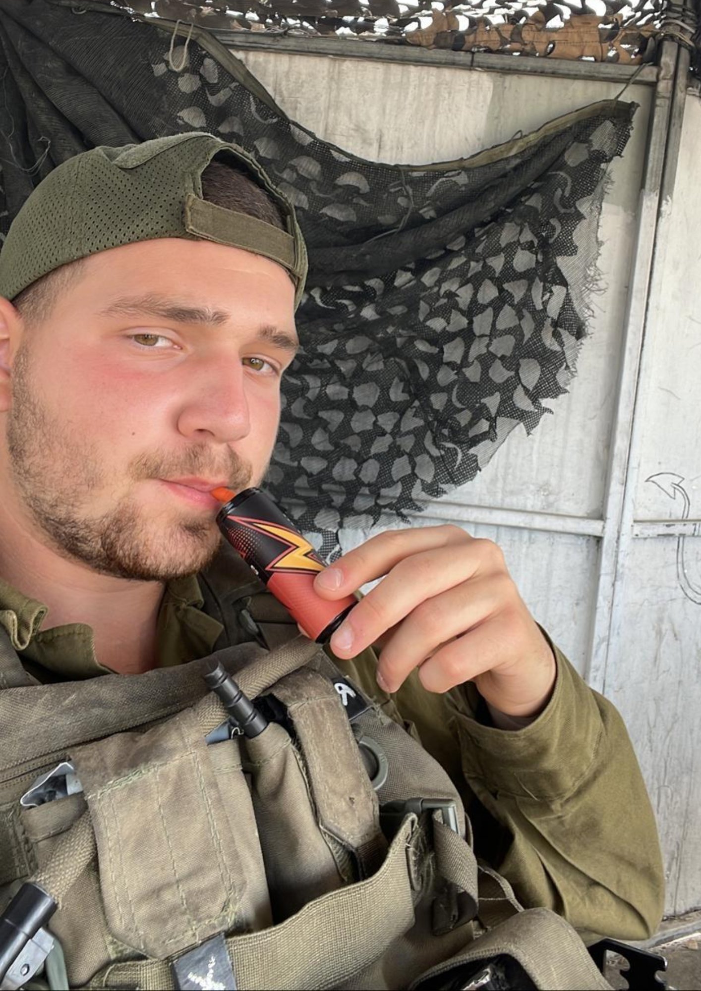 Daniel Shperber in army uniform