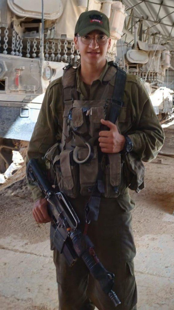 Shaked Dahan in military uniform